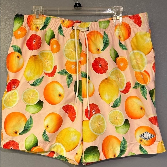 PacSun Mens Swim Trunks | Size‎ XL | EUC | Super Bright Print | - Picture 1 of 7